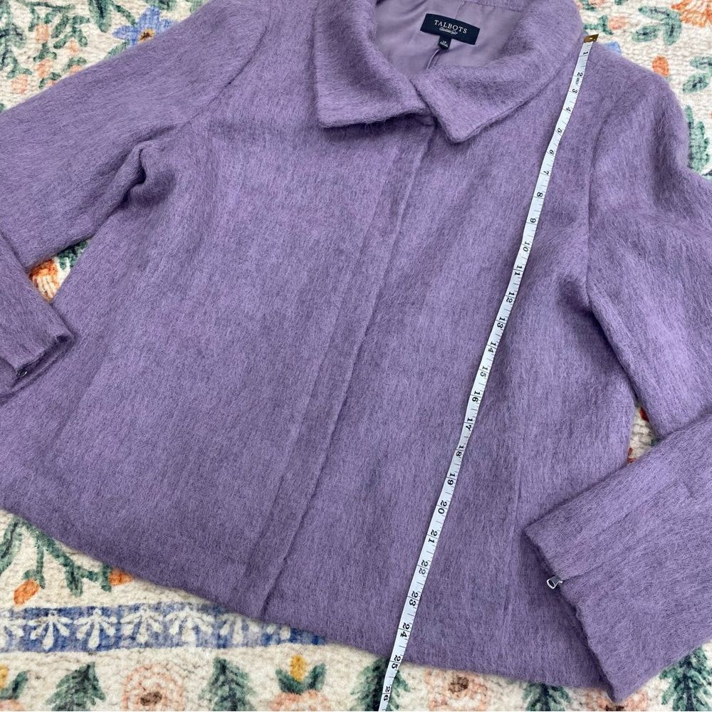 Talbots Purple Women's Blazer - Picture 3 of 9